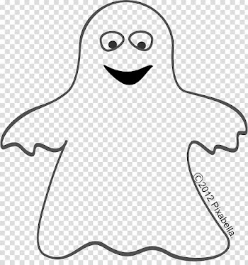 Casper Ghost Halloween , Black Ghost transparent background PNG clipart