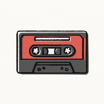 Cassette doodle sticker, retro music | Free Photo Illustration - rawpixel