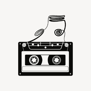 Cassette tape clipart, entertainment illustration | Free Vector - rawpixel