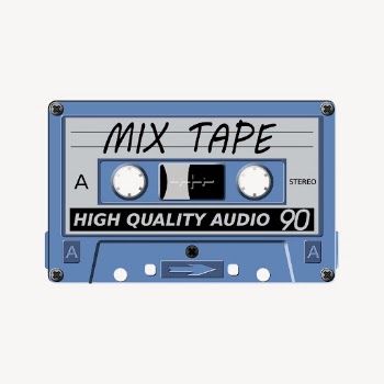 Cassette tape clipart, retro music | Free Photo - rawpixel