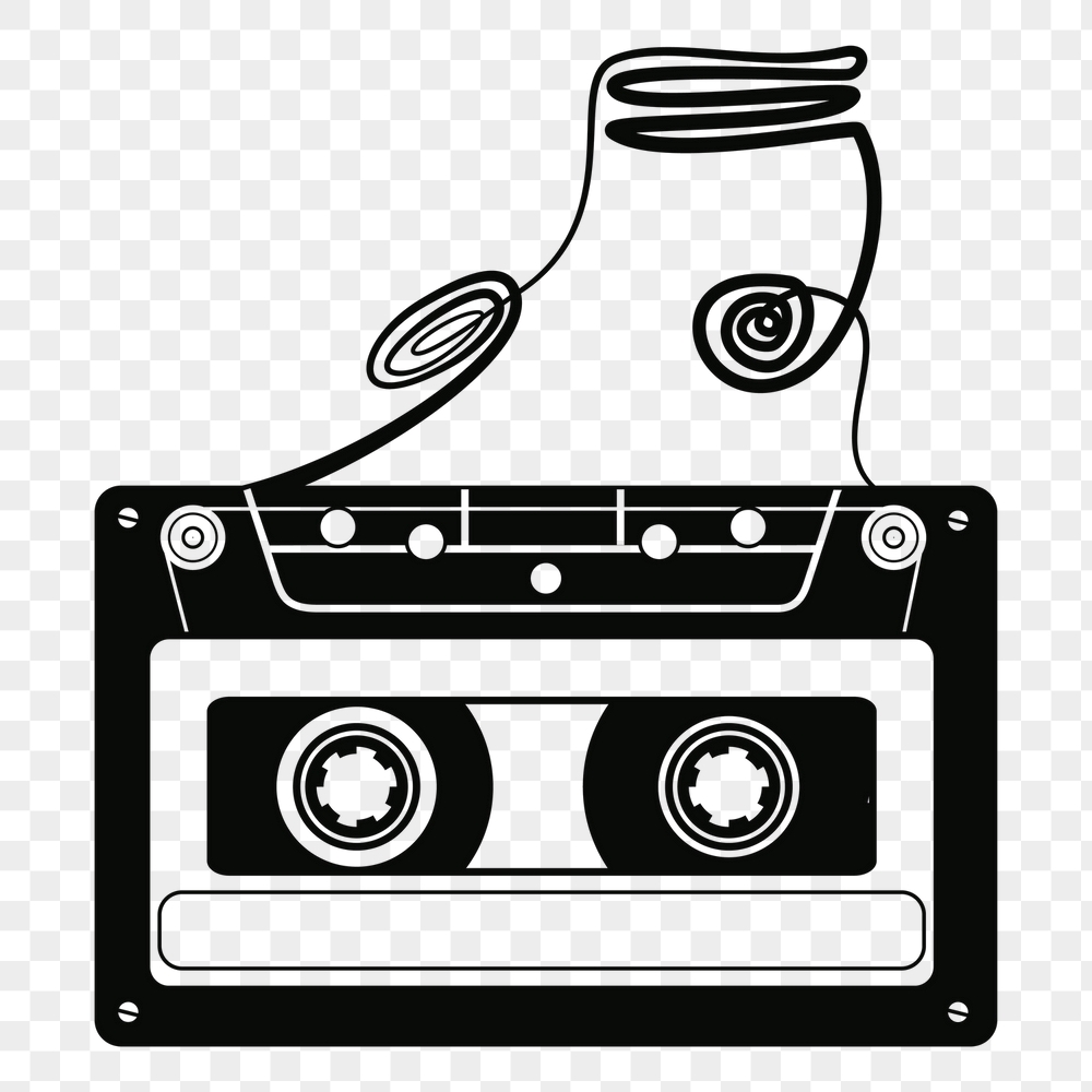 Cassette tape png sticker, music | Free PNG - rawpixel