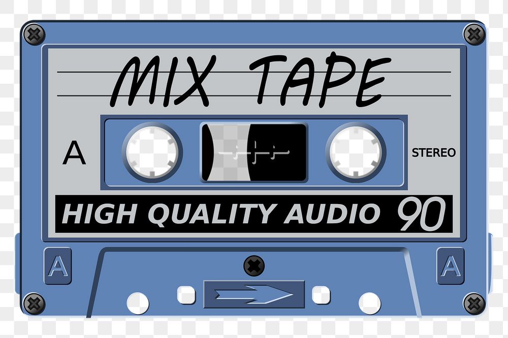 Cassette tape png sticker, retro | Free PNG - rawpixel