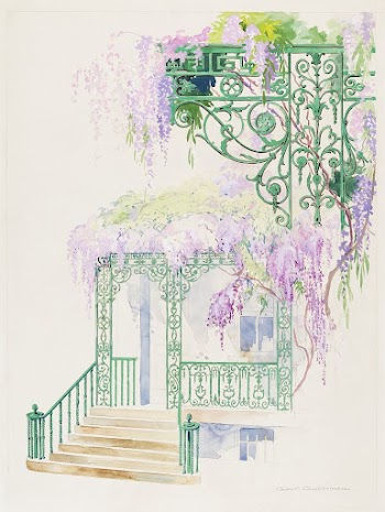 Cast Iron Porch Railing (1936) | Free Photo Illustration - rawpixel