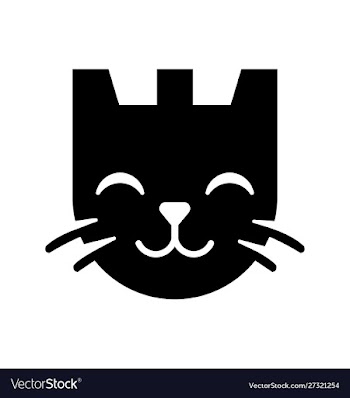Castle and cat logo cat security logo design vector image