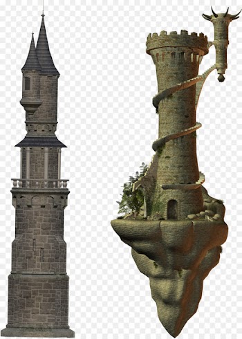 Castle Clip art - Retro Castle 
