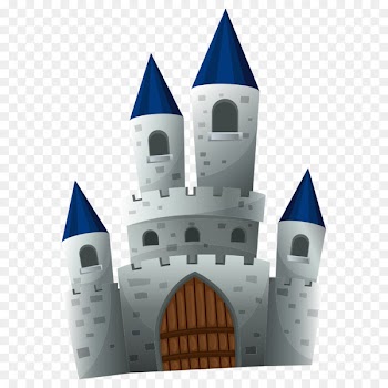 Castle Crashers Template Fairy tale Microsoft PowerPoint CrystalGraphics - Blue Castle 