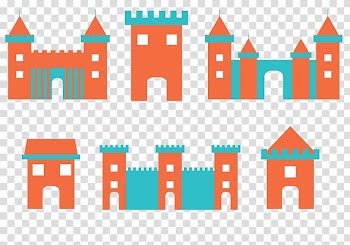 Castle Fortification Building , Color design classical architecture Landmarks transparent background PNG clipart
