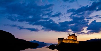 castle near body of water