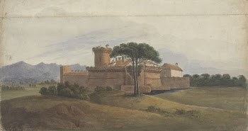 Castle of Ostia with Mountains | Free Photo - rawpixel