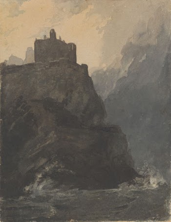 Castle on Cliff, with a Stormy | Free Photo - rawpixel