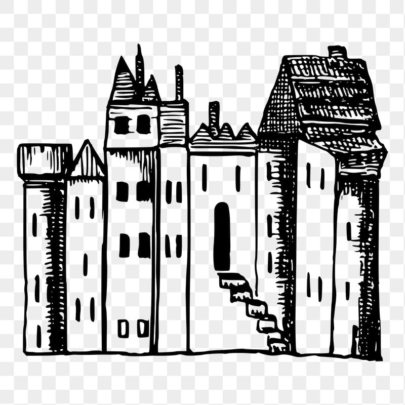 Castle png sticker fortified building | Free PNG - rawpixel