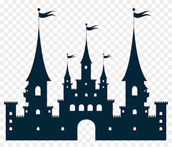 Castle Silhouette Clip Art - Princess Castle Vector Free Download