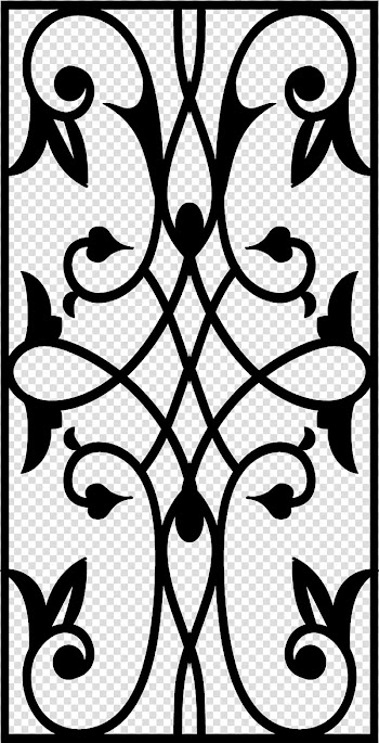 Castle Window, black and blue frame transparent background PNG clipart