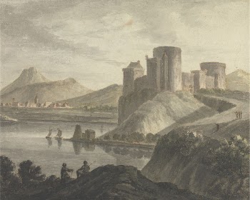 Castle with Figures in a Classical | Free Photo - rawpixel