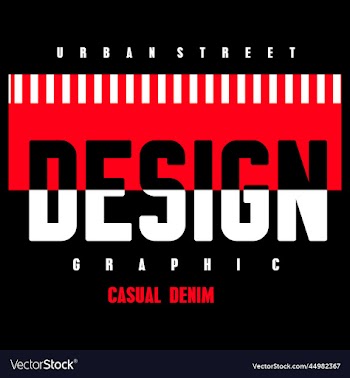 casual denim typography design t - shirt print