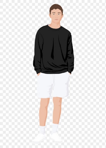 Casual man png sticker illustration, | Free PNG - rawpixel
