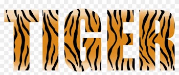 Cat Bengal Tiger Clip Art For Liturgical Year Computer - Tiger Word Art