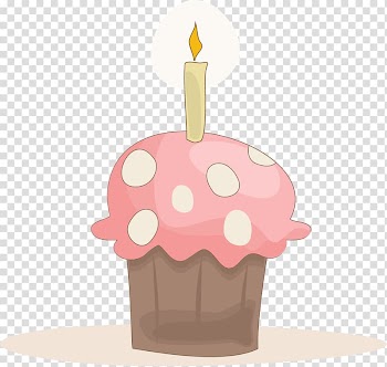 Cat Birthday cake Happy Birthday to You Greeting card, painted pink cake transparent background PNG clipart