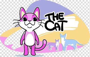 Cat Cartoon Illustration, Watercolor cat transparent background PNG clipart