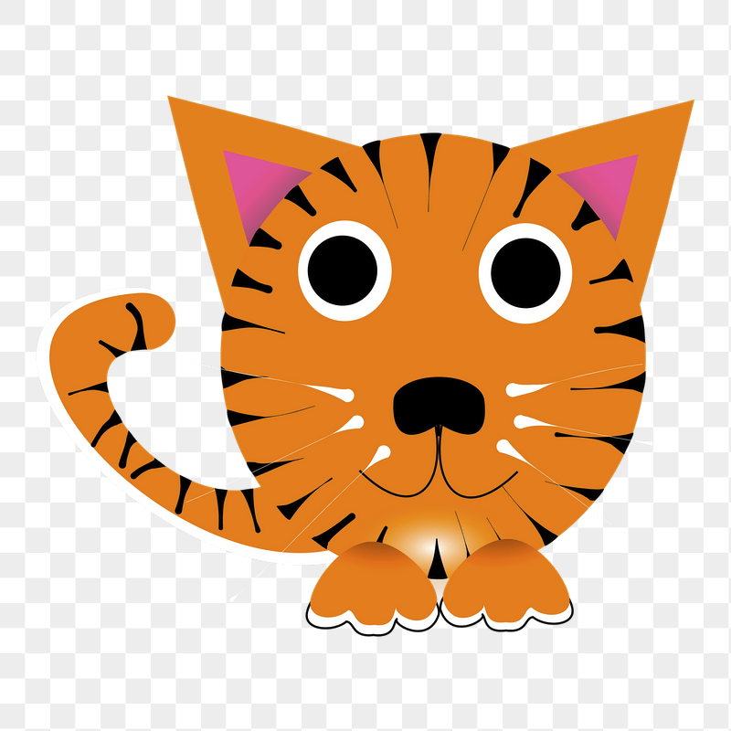 Cat cartoon png sticker illustration, | Free PNG - rawpixel