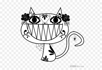 Cat Clip art Openclipart Drawing Line art - la catrina 