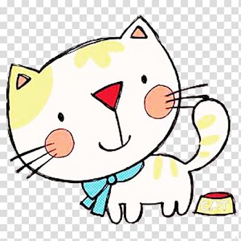 Cat Cuteness Cartoon, White cat transparent background PNG clipart