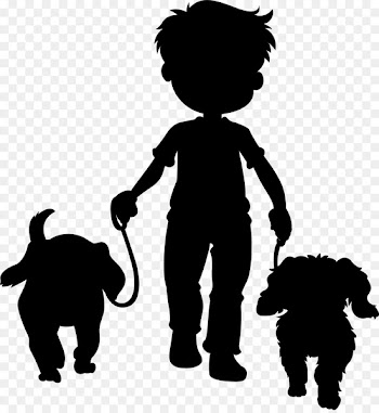 Cat, Dog, Black White M, Silhouette, Portuguese Water Dog PNG
