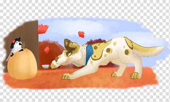 Cat Dog Cartoon Snout, autumn wind transparent background PNG clipart