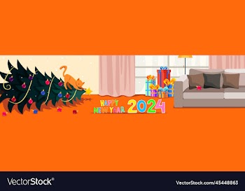 cat dropped the christmas tree