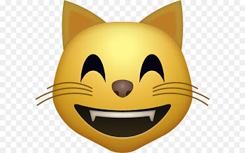 Cat Face with Tears of Joy emoji Smile - cat hand 
