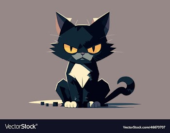 cat full body character cartoon