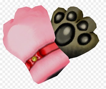 Cat Glove S - Rose