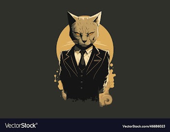 cat godfather style