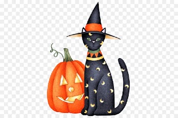 Cat Halloween Clip art GIF witch - Cat 