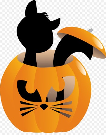 Cat Halloween Jack-o'-lantern Pumpkin Portable Network Graphics - cat 