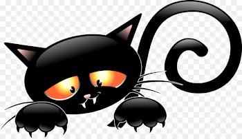 Cat Halloween Jack-o-lantern Witchcraft - Witch Cat 