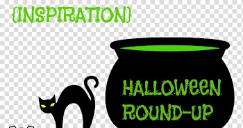 Cat Halloween Logo Brand, Cat transparent background PNG clipart