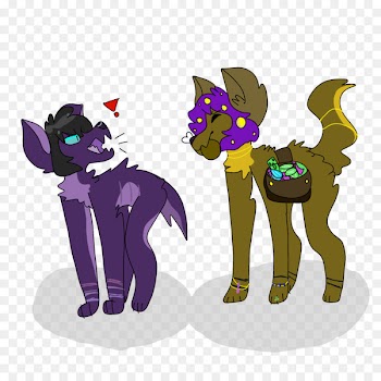 Cat Horse Illustration Mammal Cartoon - cat 