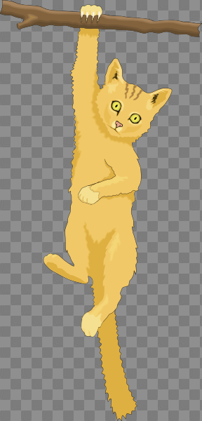 Cat In Tree Clip Art at PNGio - vector clip art online ...