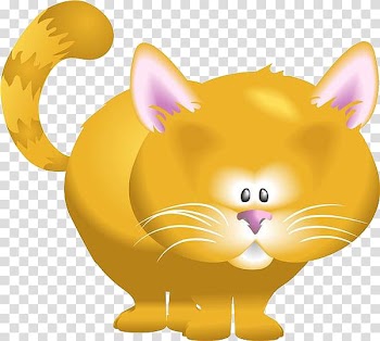Cat Kitten Animation, Orange cat nose transparent background PNG clipart