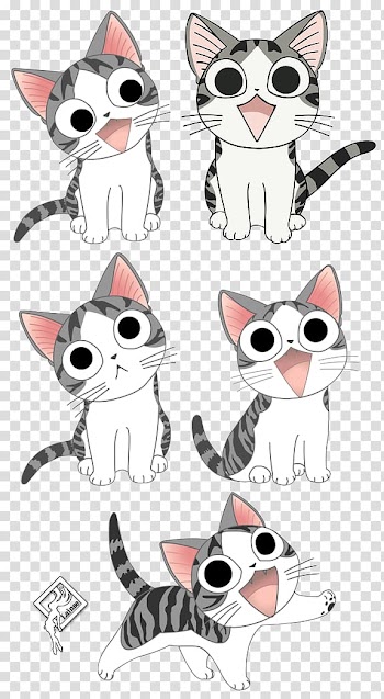 Cat Kitten Anime Manga Animation, chi transparent background PNG clipart