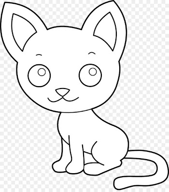 Cat Kitten Clip art Coloring book Openclipart - cat 