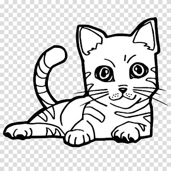 Cat Kitten Coloring book Illustration, Elegant cat nose transparent background PNG clipart