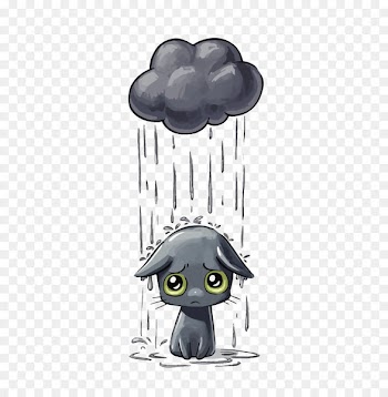 Cat Kitten Drawing Dog Illustration - Vector sad cat 