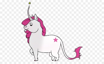 Cat Mane Unicorn Clip art - Fat Unicorn 
