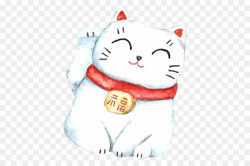 Cat Maneki-neko Vector graphics Royalty-free Stock photography - aristatal watercolor 