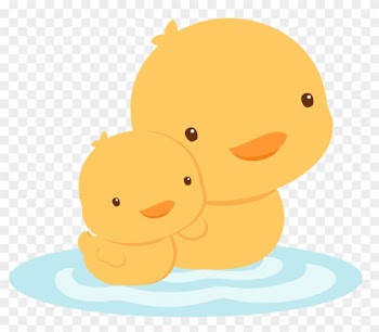 Cat Mom And Baby Animals Blue - Baby Animal Shower Png