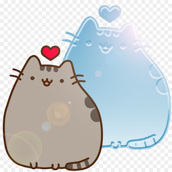 Cat Pusheen Telegram We Heart It - love cats 