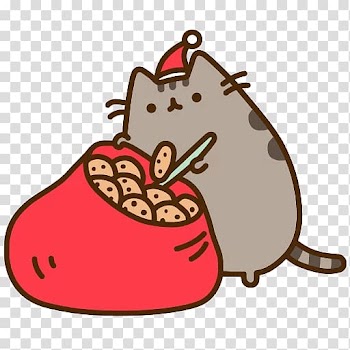 Cat Santa Claus Pusheen Christmas Day Tenor, Cat transparent background PNG clipart