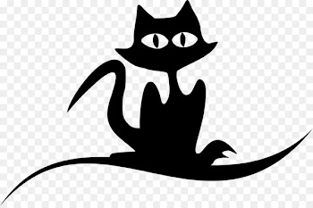 Cat Silhouette Drawing Clip art - Cat 